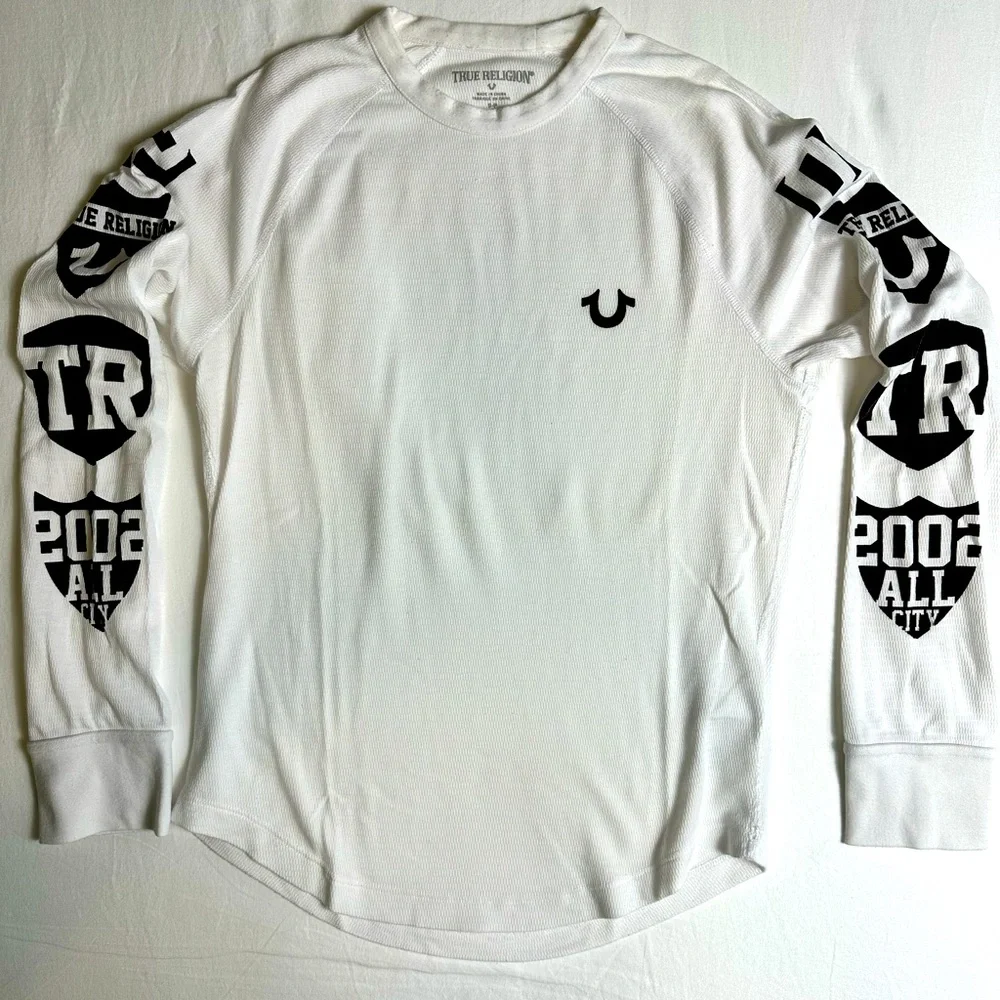 Men’s Legacy True Religion Waffle Long Sleeved Tee Size Small
